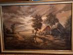 Schilderij/ landschap/ Willem Kroon, Antiek en Kunst, Ophalen of Verzenden