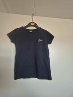 T-shirt, blauw, maat 110/116, Zeeman, Gebruikt, Meisje, Ophalen of Verzenden