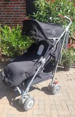 Maclaren xlr buggy bijna nieuw! Zwart met reistas, Ophalen, Zo goed als nieuw, Maclaren, Voetenzak