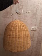 Mooie rieten hanglamp - Ø40cm, H42cm, Huis en Inrichting, Ophalen, Overige materialen, Zo goed als nieuw, Japendi