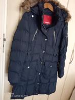 ZGAN mooie donker blauwe winterjas 40 MANGUUN, Kleding | Dames, Ophalen of Verzenden, Zo goed als nieuw, Maat 38/40 (M), Blauw