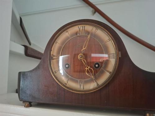 Antieke Junghans Tafelklok, Antiek en Kunst, Antiek | Klokken, Ophalen of Verzenden