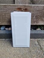 9 x metro facet tegels 10 x 20 glans wit, Ophalen of Verzenden, Nieuw