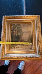 M. Ras - Hollands Landschap met Lijst, Antiek en Kunst, Kunst | Schilderijen | Klassiek, Ophalen