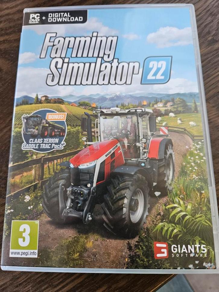 Farming Simulator 22, Spelcomputers en Games, Games | Pc, Zo goed als nieuw, Simulatie, 1 speler, Vanaf 18 jaar, Online, Ophalen of Verzenden