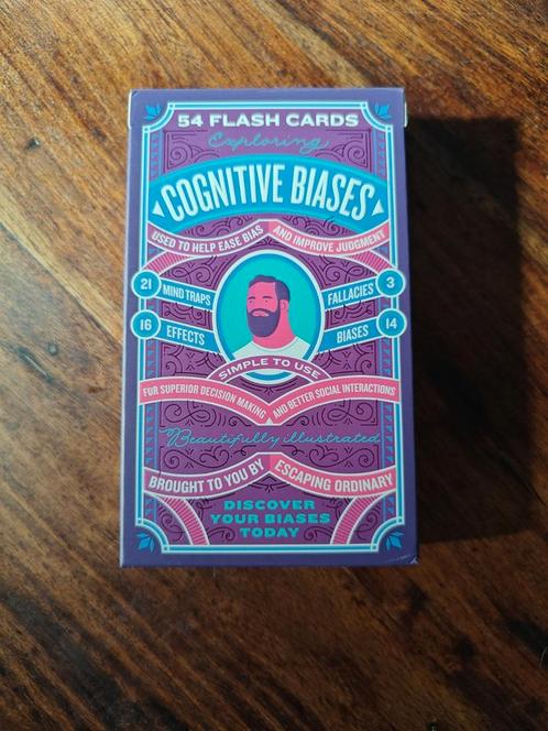 Cognitive Mind Traps Deck - Flashcards, Verzamelen, Speelkaarten, Jokers en Kwartetten, Zo goed als nieuw, Speelkaart(en), Ophalen of Verzenden