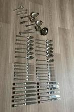 Verzilverd bestek Sola Haags lofje, Huis en Inrichting, Keuken | Bestek, Ophalen of Verzenden, Zo goed als nieuw, Vaatwasserbestendig