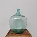 Brocante glazen Dame Jeanne vaas wijnfles, gistfles glas 411, Valkenswaard, Gebruikt, Info@flashbackfurniture.nl, Flashback Furniture