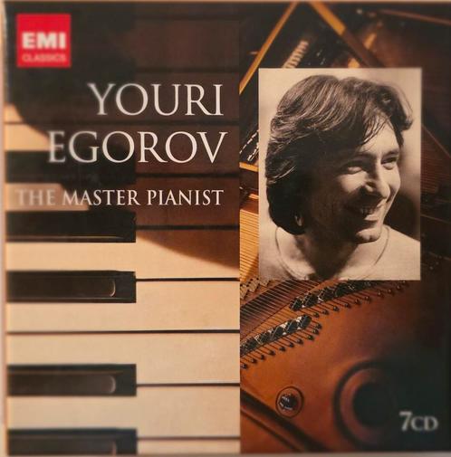 Youri Egorov - The Master Pianist - 7CD Boxset, Cd's en Dvd's, Cd's | Klassiek, Zo goed als nieuw, Kamermuziek, Romantiek, Boxset