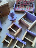 Houten poppenhuis meubelen, Ophalen of Verzenden