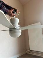 Gratis ventilator met lamp & afstandsbediening, Ophalen, Gebruikt, Metaal, Minder dan 100 cm