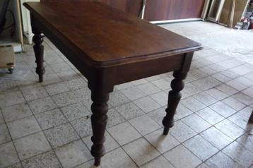 tafel houten)  landelijk vintage beschikbaar voor biedingen