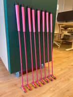 8 Midgetgolf Sticks Flamingo Alice in Wonderland, Ophalen of Verzenden, Gebruikt, Club, Overige merken