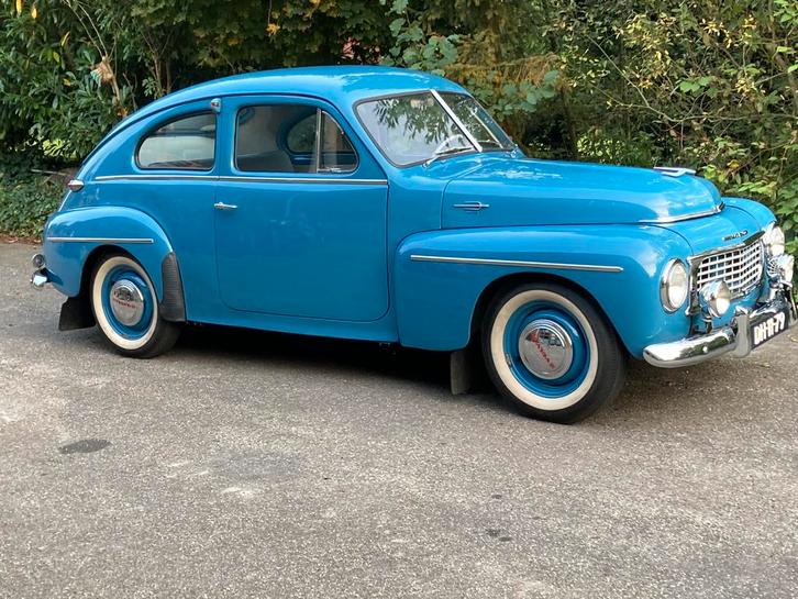 Volvo pv444 katterug, Auto's, Volvo, Particulier, Overige modellen, Benzine, Handgeschakeld, Blauw, Blauw, Stof, Achterwielaandrijving