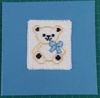 kaart met geborduurde teddybeer (1661), Ophalen of Verzenden, Nieuw, Overige thema's