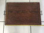 Houten dienblad met handvatten, Ophalen of Verzenden, Gebruikt, Rechthoekig, Hout
