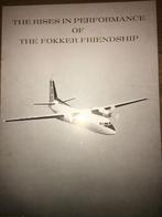 Fokker F27 Friendship Rises Performance brochure/folder 1961, Boek of Tijdschrift, Ophalen of Verzenden, Zo goed als nieuw