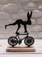 Paashaas op fiets, Verzenden, Zo goed als nieuw