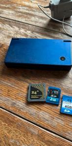 Nintendo DS Lite Blauw + Games, Spelcomputers en Games, Spelcomputers | Nintendo DS, DS Lite, Gebruikt, Met games, Verzenden