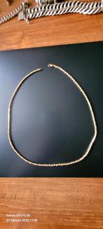 Gouden massieve Koningsketting ..585, Sieraden, Tassen en Uiterlijk, Kettingen, Ophalen of Verzenden, Zo goed als nieuw, Goud