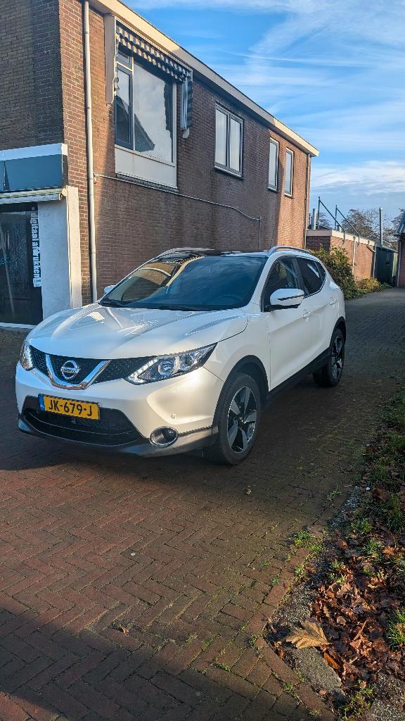 Nissan Qashqai 1.2 Dig-t 85KW 2WD 2016 Wit, Auto's, Nissan, Particulier, Qashqai, 360° camera, ABS, Achteruitrijcamera, Airbags