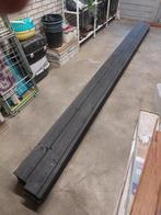 Halfhouts Rabat Zwart Vuren 1.9x14.5x420 cm, Ophalen, Nieuw, 250 cm of meer, Planken