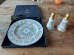 Versace rosenthal medusa  home bord en peper zoutstel, Bord of Schaal, Ophalen of Verzenden, Zo goed als nieuw, Porselein