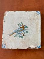 Oude tegel met vogel, 17e eeuw, Ophalen of Verzenden