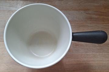 Le Creuset, fondue/sauzenpan, mat zwart beschikbaar voor biedingen