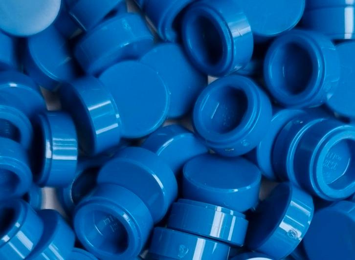 Lego 1x1 round tile, Blue (per 100), Kinderen en Baby's, Speelgoed | Duplo en Lego, Nieuw, Lego, Losse stenen, Verzenden
