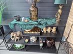 Metalen Vakkenkast Zwart - Stijlvol & Praktisch, Ophalen, Met plank(en), 100 tot 150 cm, Zo goed als nieuw