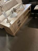 Tv meubel, vergrijsd eiken, Huis en Inrichting, Kasten | Televisiemeubels, Ophalen, Gebruikt, 100 tot 150 cm, Minder dan 100 cm