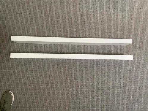 2 Zwevende wandplanken wit, Huis en Inrichting, Woonaccessoires | Overige, Zo goed als nieuw, Ophalen