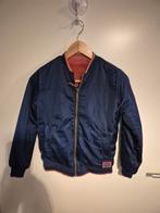 Sportief jack, WE, winterjas, 2 zijdig, blauw en koraalroze, Ophalen of Verzenden, Zo goed als nieuw, Jongen of Meisje, Jas