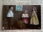 1905 We bouwen een wip - meisje met lang haar (XX), Verzamelen, Ansichtkaarten | Themakaarten, Ophalen of Verzenden, Voor 1920