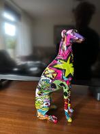 graffiti hond windhond whippet hazewindhond, Ophalen of Verzenden