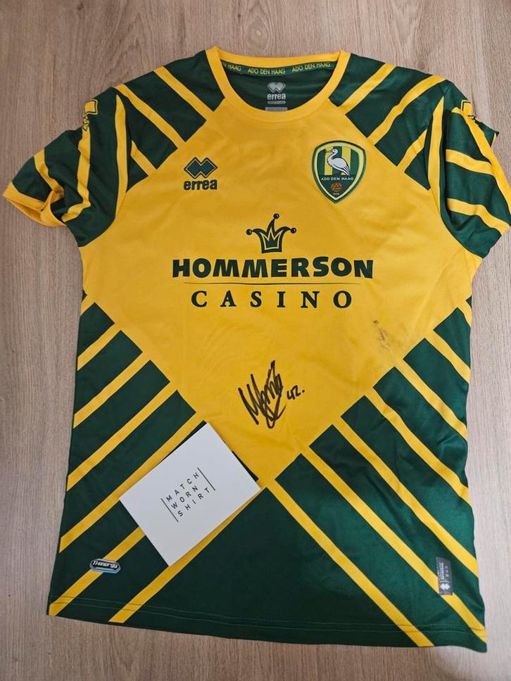 Matchworn ADO Den Haag shirt - Van Bilate #42, Sport en Fitness, Voetbal, Ophalen of Verzenden
