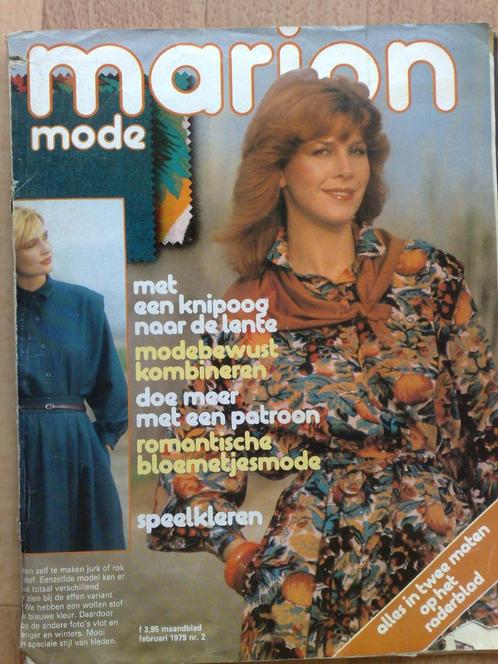 Marion kledingpatronen Vintage februari nr. 2 / 1979, Hobby en Vrije tijd, Kledingpatronen, Marion, Verzenden