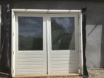 PUI openslaande dubbele deuren met KOZIJN garage deuren, Doe-het-zelf en Verbouw, 120 cm of meer, Ophalen of Verzenden, Buitendeur