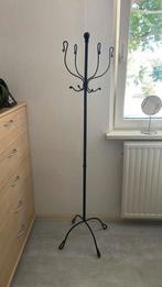 Zwarte metalen kapstok 165 cm, Ophalen, Zo goed als nieuw, Metaal, Staande kapstok