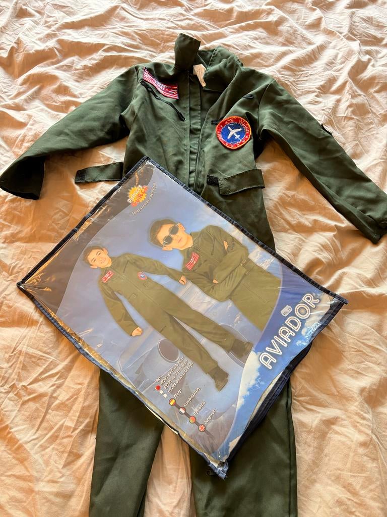 Pilotenpak Carnaval Kleding 5-6 Jaar, Kinderen en Baby's, Carnavalskleding en Verkleedspullen, Ophalen of Verzenden, Zo goed als nieuw