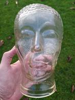 Glazen hoofd, Verzamelen, Retro, Ophalen of Verzenden, Huis en Inrichting