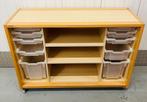 Vintage schoolkast kieskast knutselkast Schilte, Ophalen, Gebruikt, Kast, 100 cm of meer
