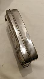 Retro Mahipal RVS broodtrommel met vakken, Ophalen of Verzenden, Huis en Inrichting