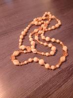 Vintage kralen ketting, Overige materialen, Gebruikt, Beige, Ophalen