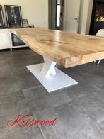 Tafel Tafelblad Boomstam Bladen Olmen Eik Beuk mega Planken, Ophalen, 200 cm of meer, 50 tot 100 cm, Zo goed als nieuw