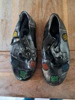 Vintage Zwarte kinderschoentjes Maat 23, Jongetje of Meisje, Ophalen of Verzenden, Onbekend, Gebruikt