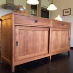 Teakhouten dressoir - keukenblok - kast, 150 tot 200 cm, Gebruikt, Eikenhout, 50 tot 75 cm