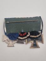 Duitse ww1/ww2 3-piece ordenspange, Verzamelen, Militaria | Tweede Wereldoorlog, Ophalen of Verzenden, Duitsland, Lintje, Medaille of Wings