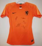 Nederlands elftal (v) shirt 2018 gesigneerd, Maat XS of kleiner, Verzenden, Zo goed als nieuw, Shirt